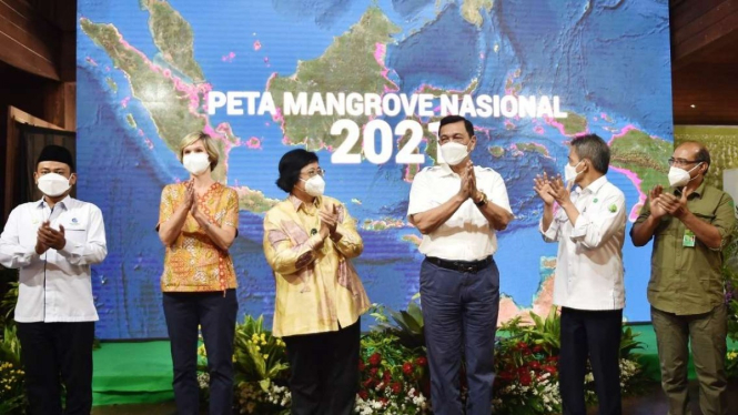 Pemerintah Luncurkan Peta Mangrove Nasional Tahun