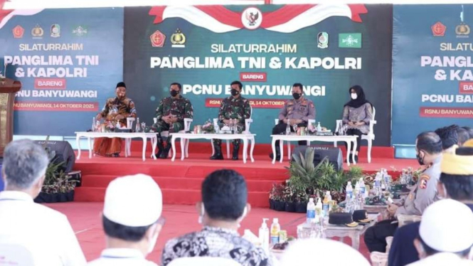 VIVA Militer: Panglima TNI bertemu dengan para tokoh NU di Banyuwangi