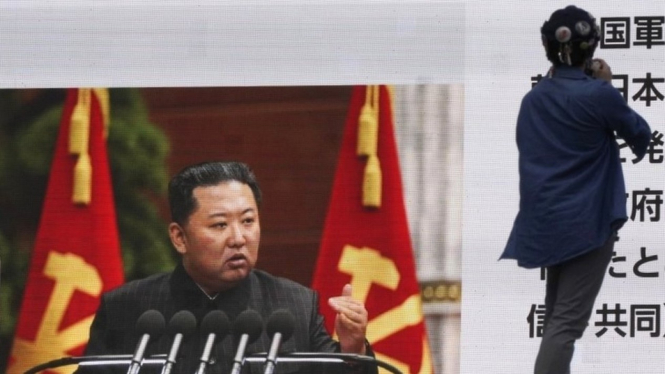 Kim Jong-un. EPA via BBC Indonesia
