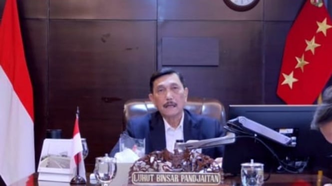 Menteri Koordinator Bidang Kemaritiman dan Investasi Luhut Binsar Pandjaitan