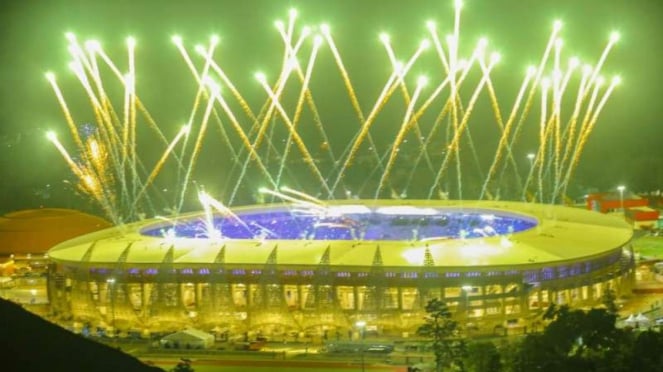 Penutupan PON XX Papua di Stadion Lukas Enembe.