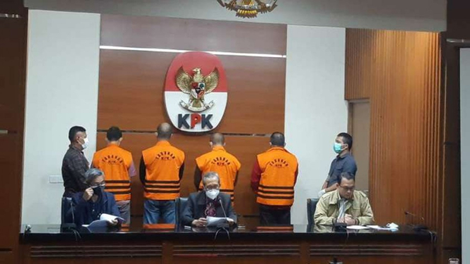KPK tetapkan Bupati Musi Banyuasin, Dodi Reza Alex, sebagai tersangka.