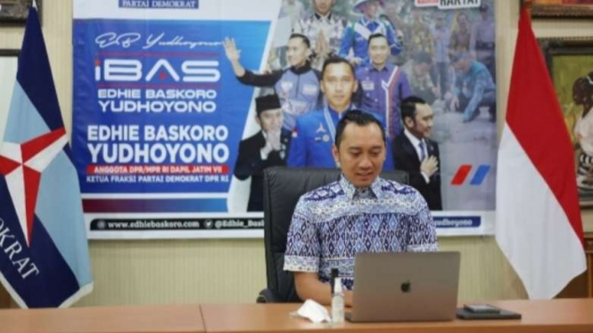 Ketua Fraksi Partai Demokrat DPR, Edhie Baskoro Yudhoyono alias Ibas.