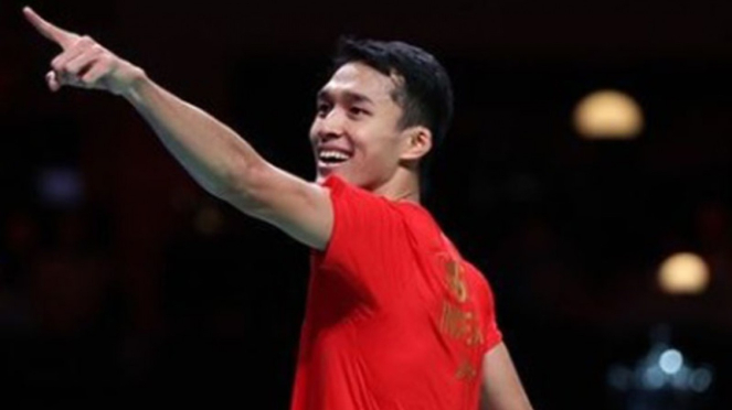 Indonesian men's singles, Jonathan Christie at the 2020 Thomas Cup