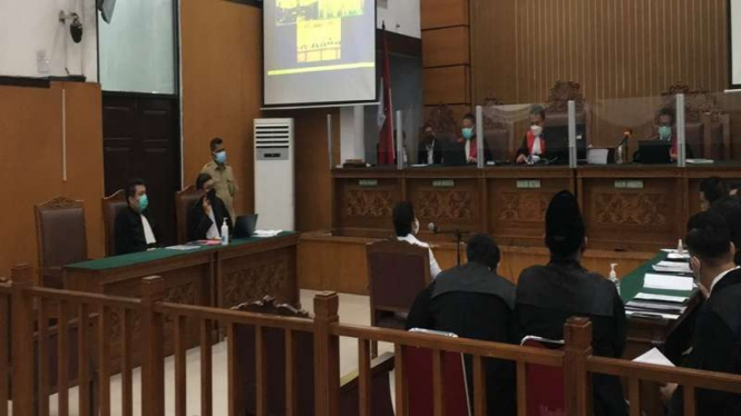 Sidang kasus pembunuhan laskar FPI di Pengadilan Negeri Jakarta Selatan