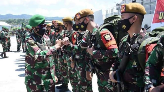 VIVA Militer: Kasdam XVI/Pattimura sambut Satgas Pamrahwan Yonarhanudse 11/WBY