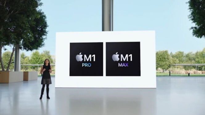 Chipset M1 Pro dan M1 Max.