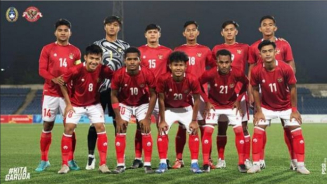 Skuad Timnas Indonesia U-23. 