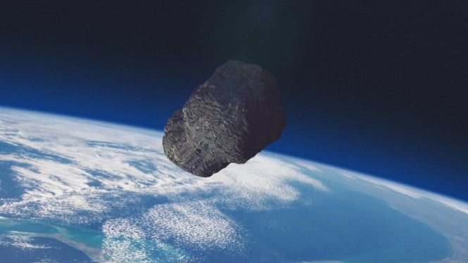 Asteroid menuju Bumi.