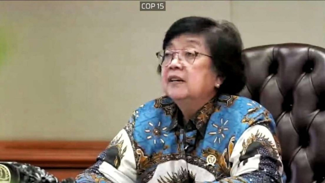 Menteri Lingkungan Hidup dan Kehutananan, Siti Nurbaya.