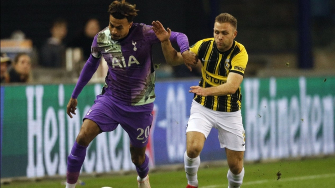 Pertandingan Vitesse vs Tottenham Hotspur di Liga Konferensi Eropa. 