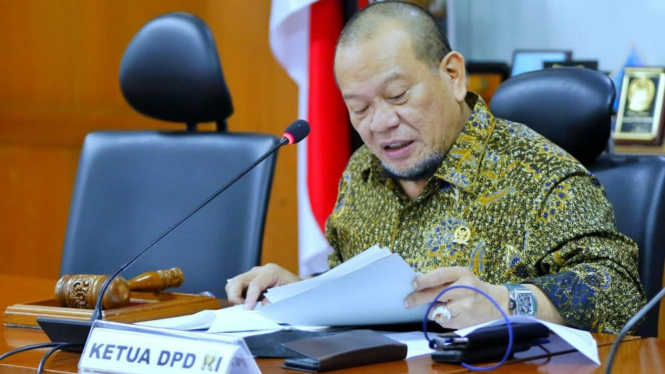 Ketua DPD RI, AA LaNyalla Mahmud Mattalitti