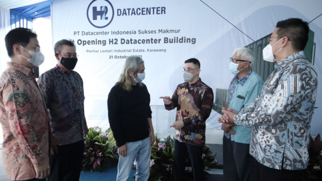 Sotf Opening gedung H2 Data Center.