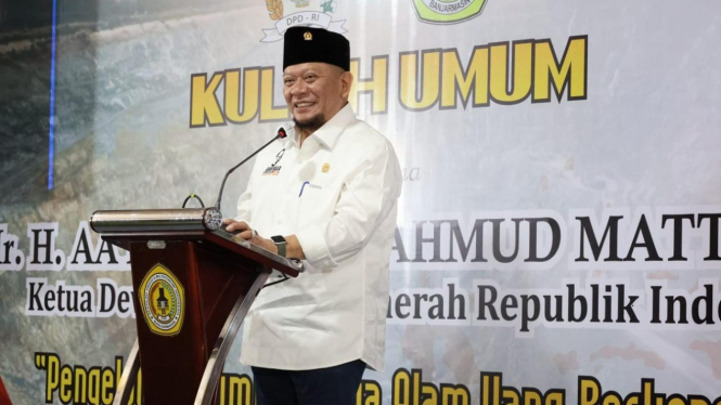 Ketua DPD RI, AA LaNyalla Mahmud Mattalitti.