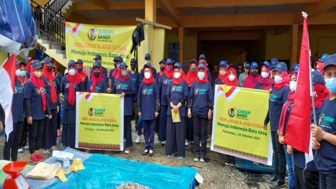 Emak-emak di Pekanbaru deklarasikan Sandiaga Uno jadi capres 2024