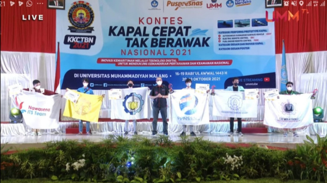 ITS Juara Umum Kontes Kapal Cepat Tak Berawak 2021 (kemdikbud.go.id)