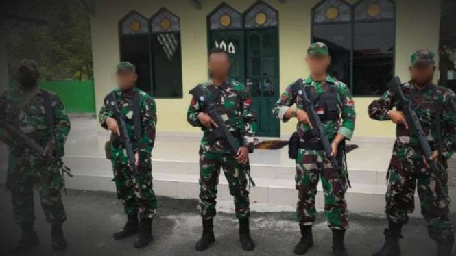 VIVA Militer: 5 prajurit TNI yang dikerahkan ke Papua.