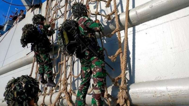 VIVA Militer: Pasukan Batalyon Infanteri 2/Marinir (Yonif 2/Marinir)