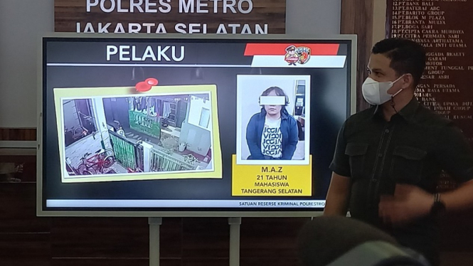Polres Metro Jakarta Selatan menangkap pelaku onani di jok motor