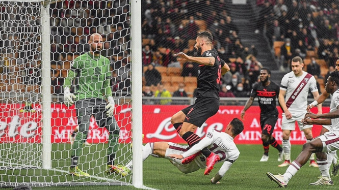 AC Milan vs Torino dalam lanjutan Serie A 2021/2022