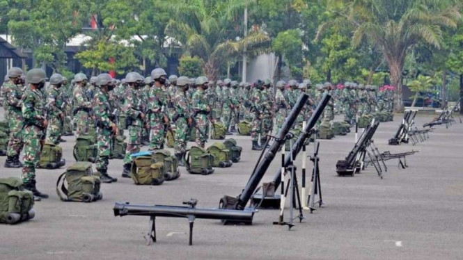 VIVA Militer: Pasukan Batalyon Infanteri 1/Marinir (Yonif 1/Marinir)