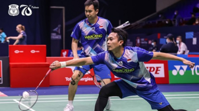 Ganda putra Indonesia, Mohammad Ahsan/Hendra Setiawan di French Open 2021