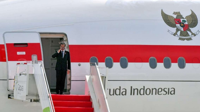 Presiden Jokowi ke Italia, Skotlandia dan Persatuan Emirat Arab Gunakan Garuda
