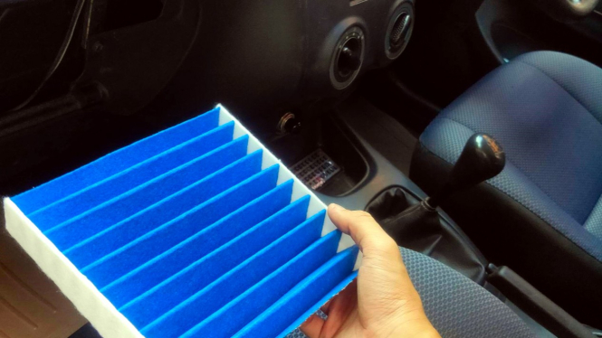 Filter kabin mobil Daihatsu.