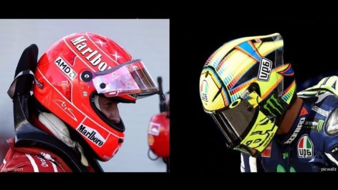 Helm F1 dan MotoGP