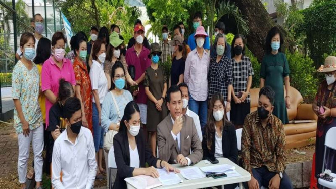 Warga Pluit Putri Jakarta Utara menolak pembangunan sekolah di lahan RTH