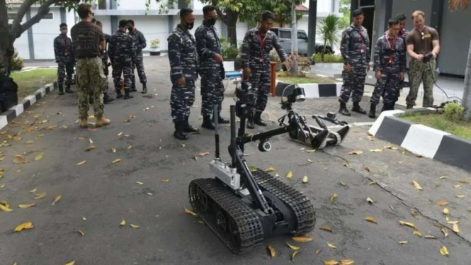 VIVA Militer: Robot pendeteksi ranjau dalam Latma CARAT 2021