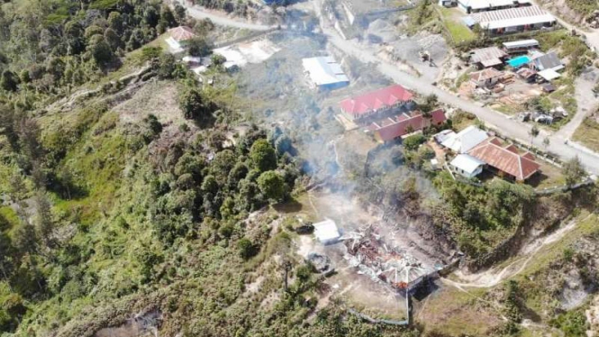 KKB bakar rumah warga Intan Jaya Papua, Selasa 2 November 2021
