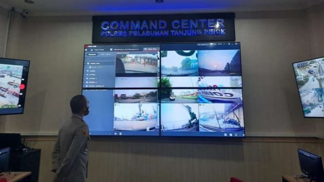 Command Center Polres Pelabuhan Tanjung Priok