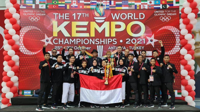 PP FKI sabet 20 medali di Kejuaraan Dunia Kempo 2021