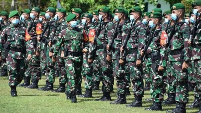 VIVA Militer: Danrem 174/ATW pimpin cek Satgas Pamtas Yonif 123/Rajawali