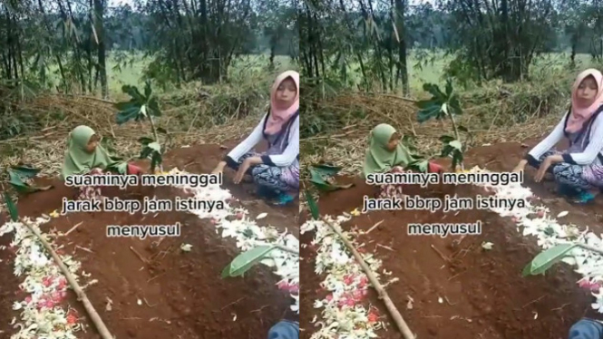 Kuburan Suami Istri Meninggal dalam Waktu Berdekatan