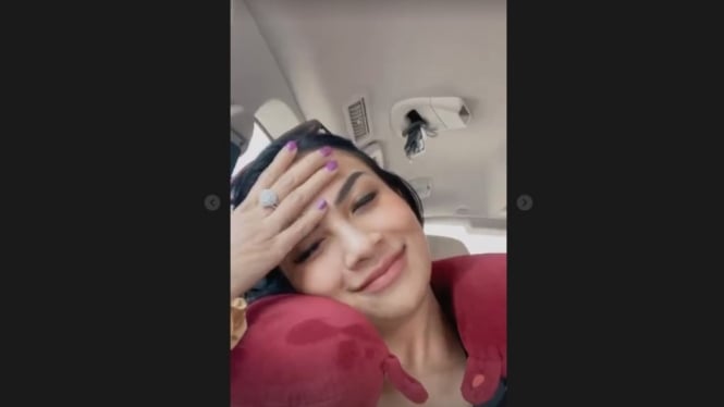 Postingan Vanessa Angel sebelum kecelakaan mobil.