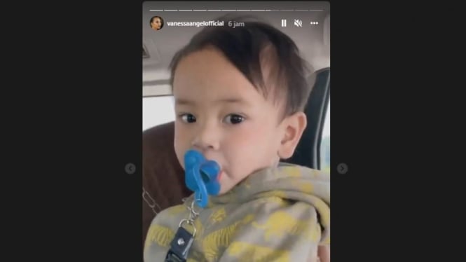 Anak Vanessa Angel enam jam sebelum kecelakaan