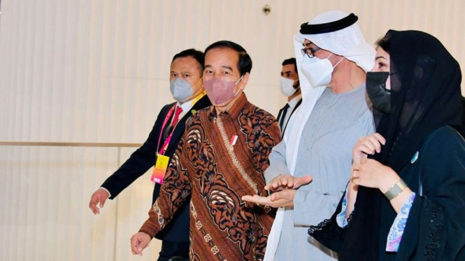 Presiden Joko Widodo di Dubai, Persatuan Emirat Arab (PEA).