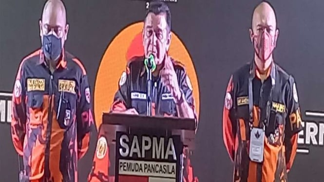 Ketum Majelis Pimpinan Nasional (MPN) Pemuda Pancasila Japto S Soerjosoemarno