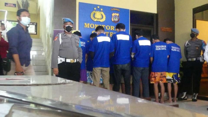 Polisi tangkap pelaku tawuran pelajar di DIY.