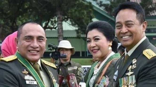 VIVA militar: el teniente general (retirado) del TNI Edy Rahmayadi y la general del TNI Andika Perkasa