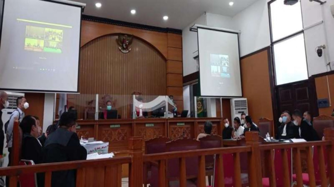 Sidang kasus pembunuhan laskar FPI di Pengadilan Negeri Jakarta Selatan