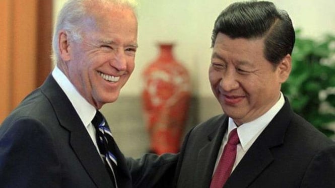  Joe Biden dan Presiden China Xi Jinping di China Saat Biden masih Wapres AS