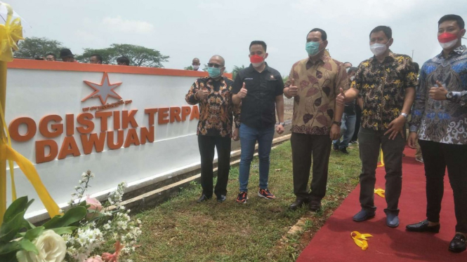 Tommy Soeharto dan PT Bintang Baru Raya (BBR) Logistik, meluncurkan Rest Area.
