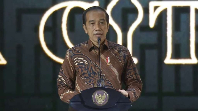 Presiden Jokowi di FFI 2021.