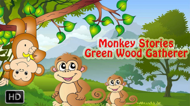 Aplikasi Monkey Stories.
