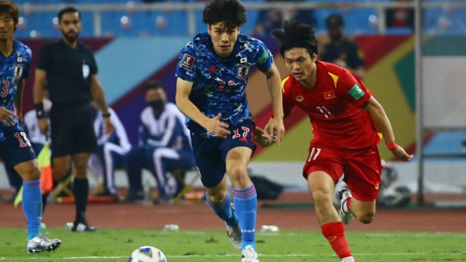 Pertandingan Timnas Vietnam melawan Jepang
