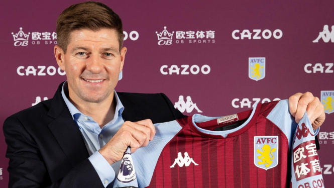 Manajer baru Aston Villa, Steven Gerrard