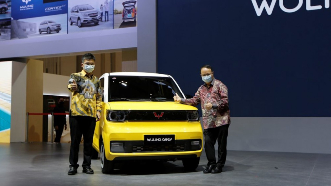 Mobil listrik Wuling GSEV di GIIAS 2021